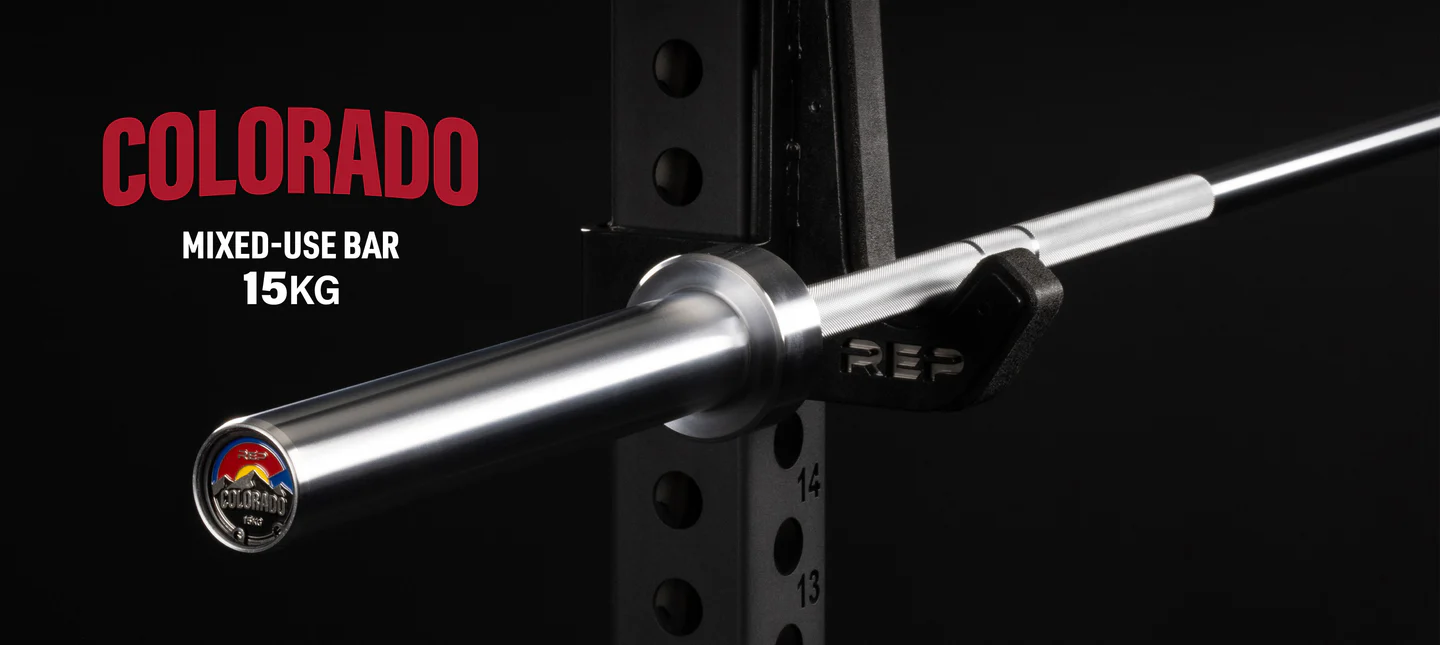 REP Fitness Colorado Bar – 15kg | Black Cerakote REP Fitness Colorado Bar – 15kg | Black Cerakote