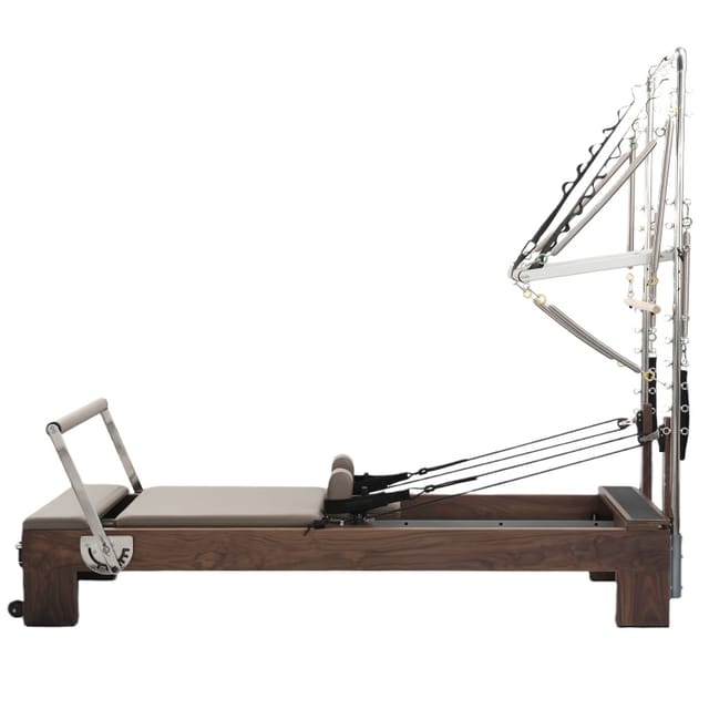 Afton Pilates Veritas Walnut Reformer with Tower
