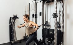 REP Wall-Mounted Ares™ 2.0 (93") – 4 Post Compact Configuration – Metallic Black – With Storage Wings & Full Accessory Package | Luxury Home Gym System India