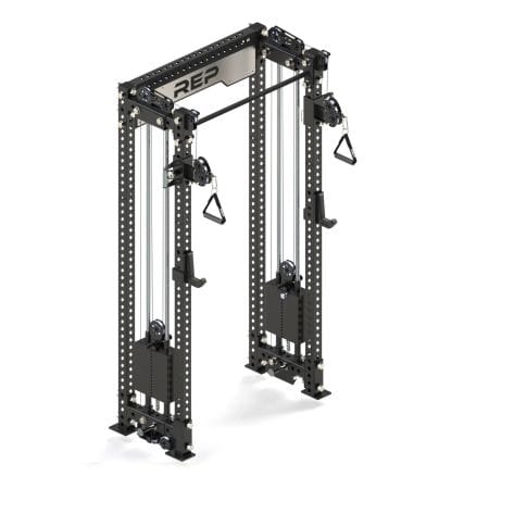 REP PR-5000 Half Rack with Dual Athena Functional Trainer (80")
