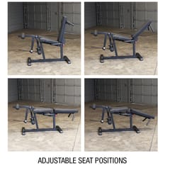 Body-Solid Leg Extension / Curl Machine (Black) GLCE365B