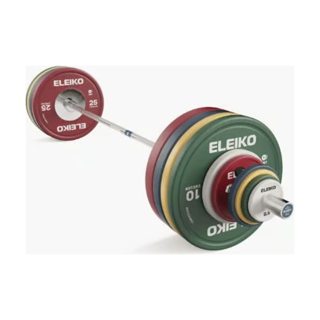 Eleiko Competition Set 190 kg, Men, Coloured