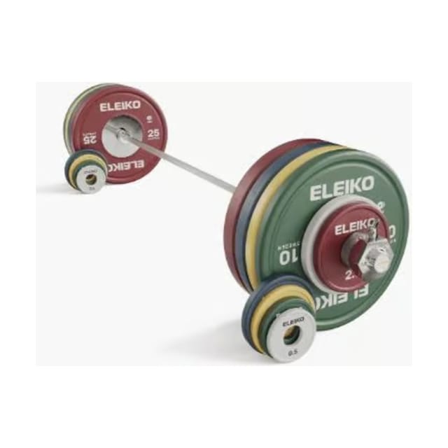 Eleiko Weightlifting Training Set 185 kg, Women, Coloured