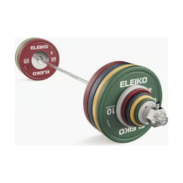 Eleiko Weightlifting Training Set 190 kg, Men, Coloured